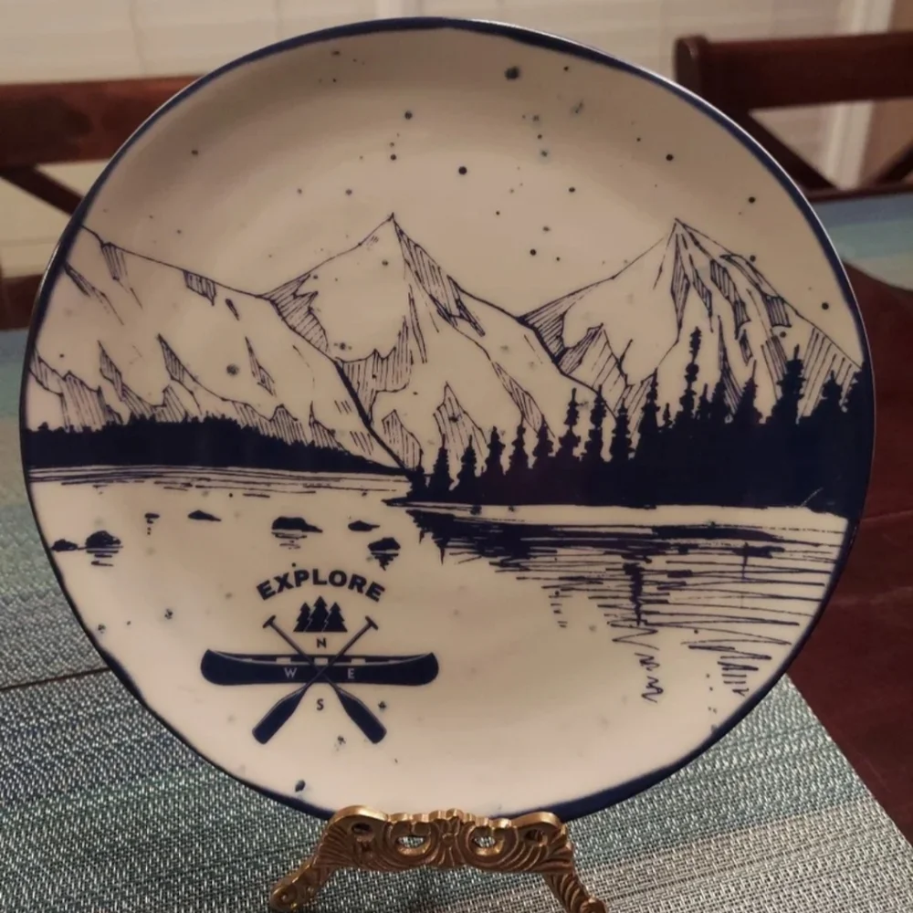 Fitz and Floyd® Lakeside Living  Accent Plates SET OF 2 BNWT RETIRED 1 SET LEFT!